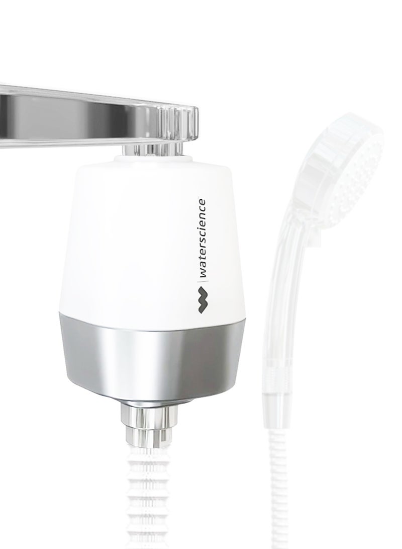 ووتر ساينس فلتر الدش اليدوي لإزالة الكلور والماء العسر | لشعر وبشرة أفضل - Image 1